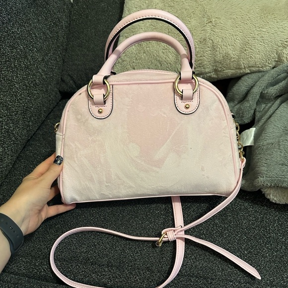 Juicy Couture Light Pink Velour Purse - Picture 7 of 9